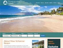 Tablet Screenshot of mauischooner.com